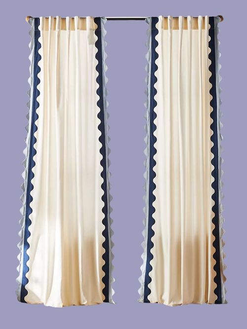 Maeve Scalloped Cotton Curtain