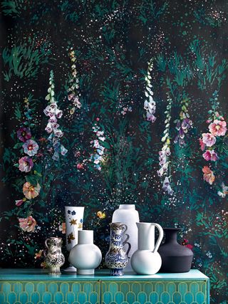 Flora Roberts Foxgloves mural