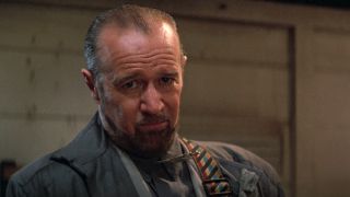 George Carlin in pain in Bill and Ted's Excellent Adventure