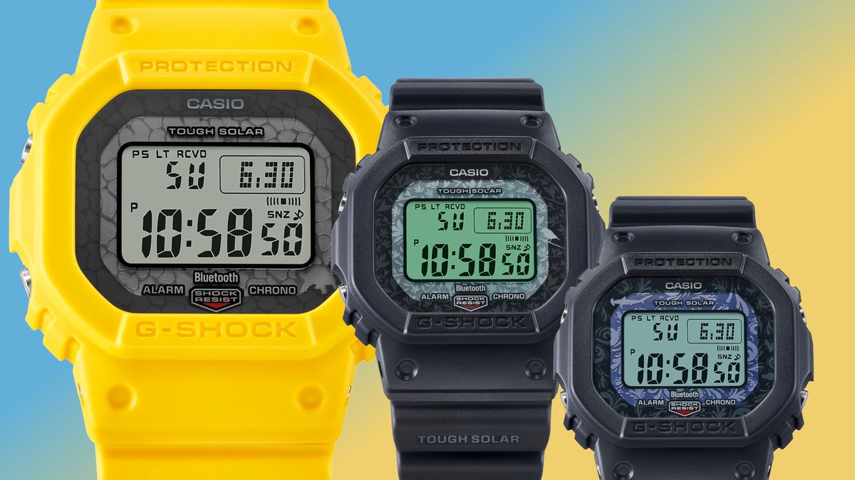 The G-Shock evolves! New Casio models pair with the Charles Darwin