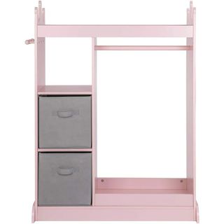 A pink wardrobe