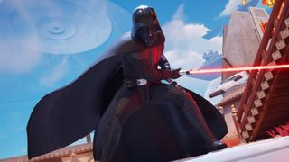 Darth Vader in the latest season of Fortnite.