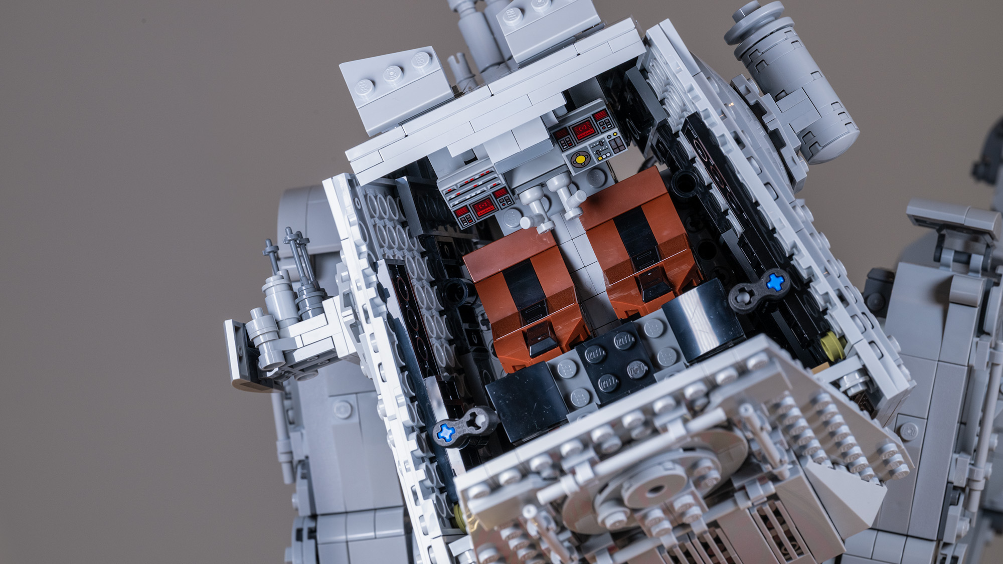 Lego Star Wars AT-ST Walker (75417) on a neutral background