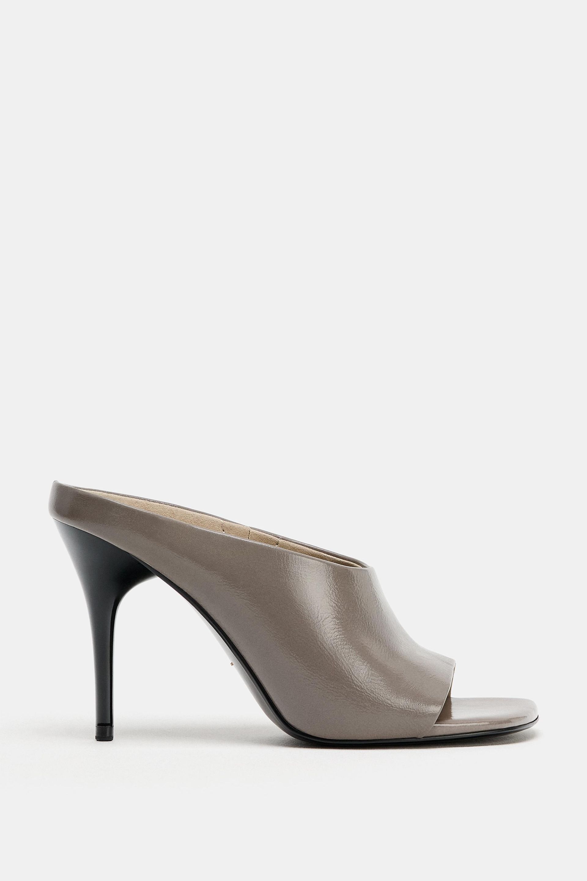 Leather Heeled Mules - Limited Edition
