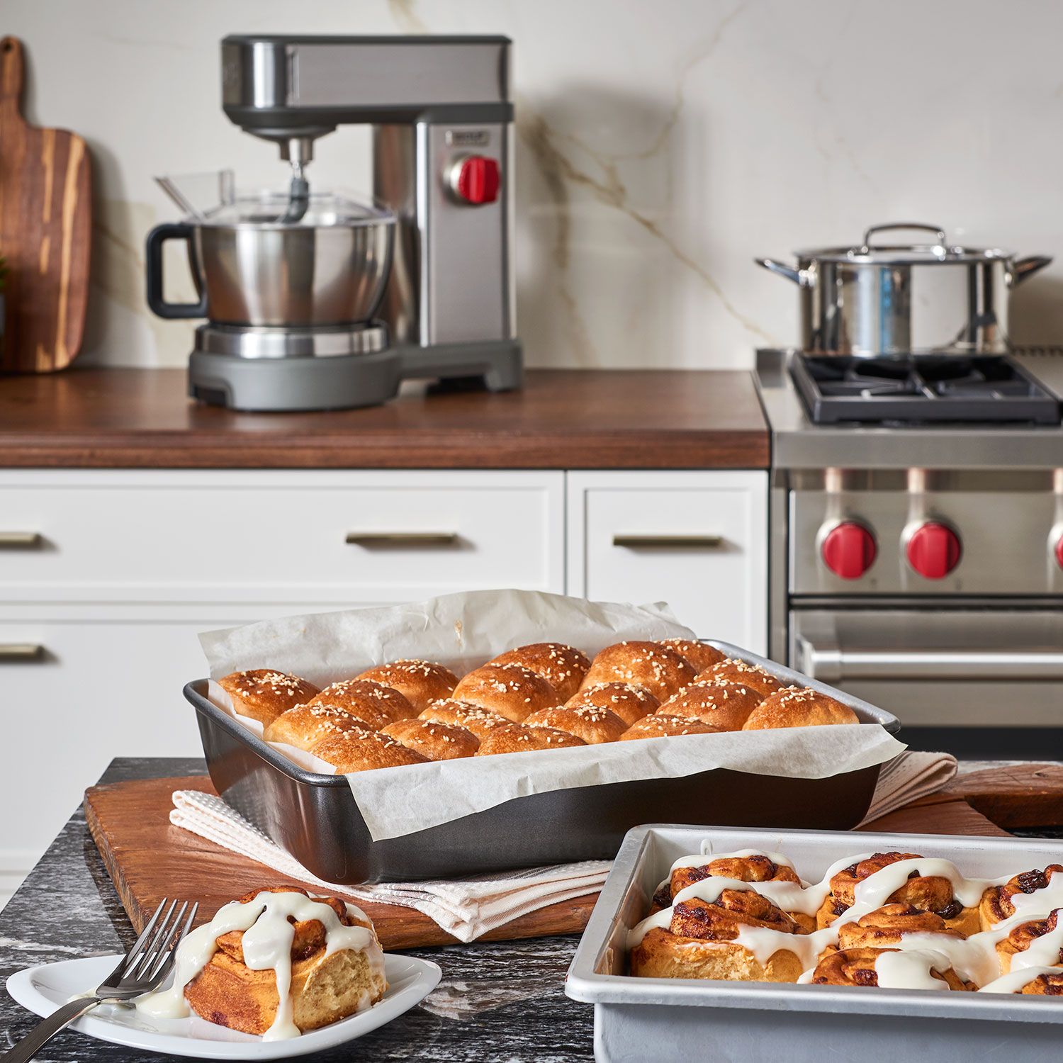 Wolf gourmet stand mixer lifestyle shots