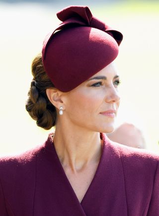 Kate Middleton's hat and earrings both included subtle tributes to the late Queen Elizabeth II on the anniversary of her death