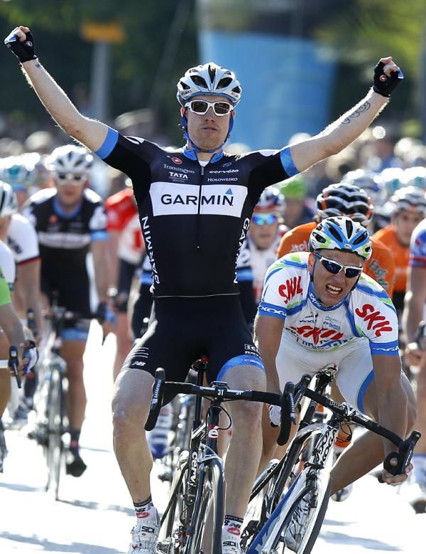 Tyler Farrar (Garmin-Cervelo) won the first round in Mallorca