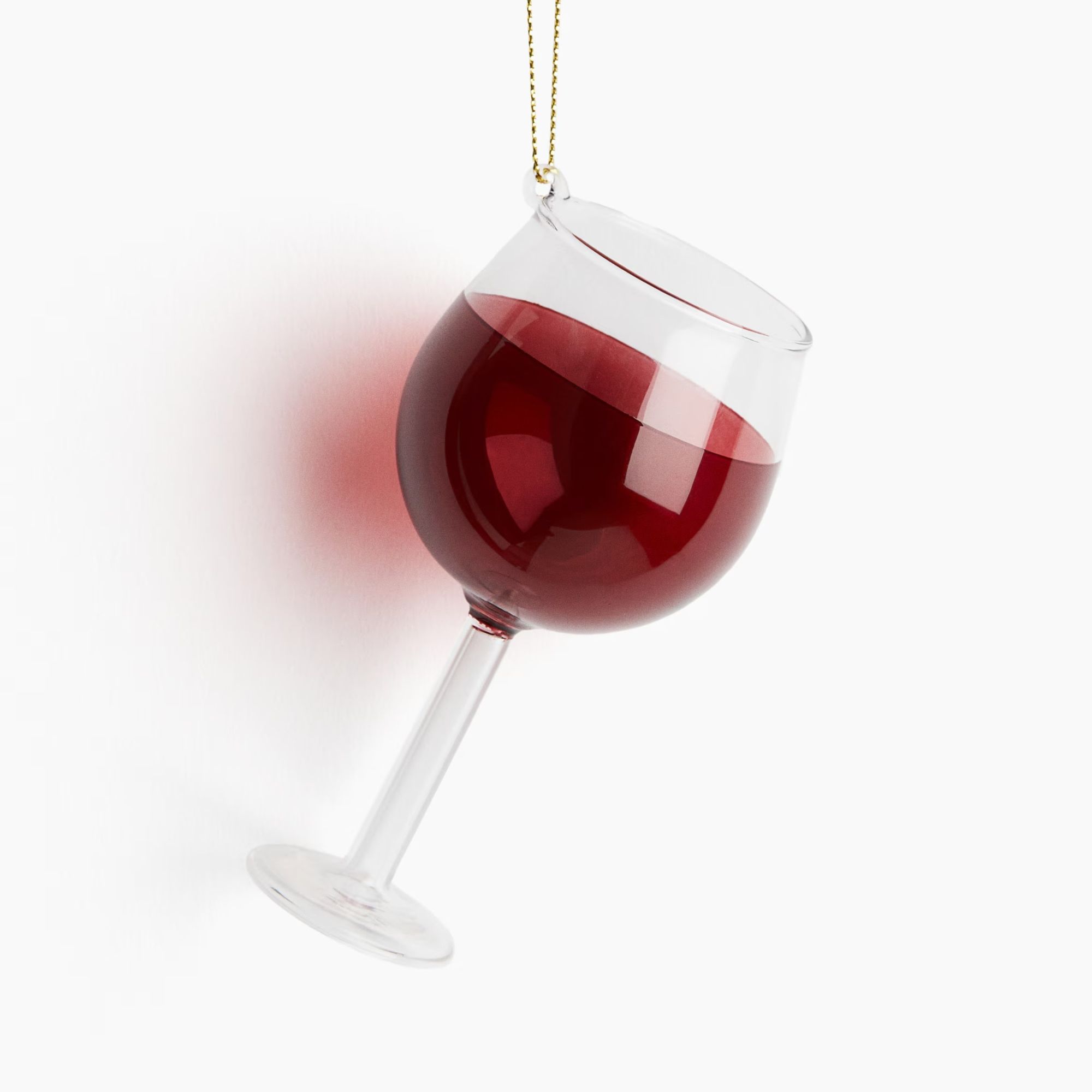 Wine glass bauble