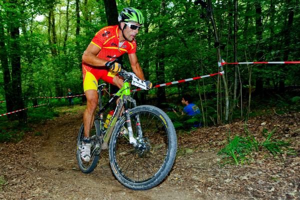Jose Hermida en route to sixth place.