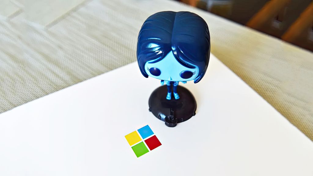 Lenovo ThinkPad with the Microsoft Cortana logo and the text "bring her back."