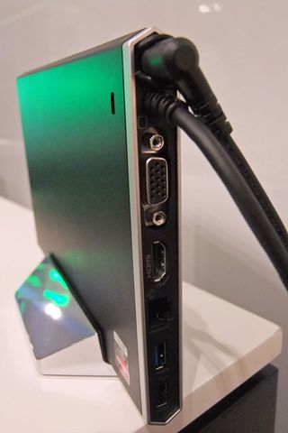 The rear of the Power Media Dock for the Sony Vaio Z