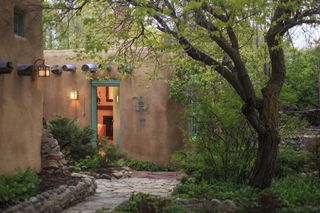 A room at the Inn of the Turquoise Bear in Santa Fe, New Mexico