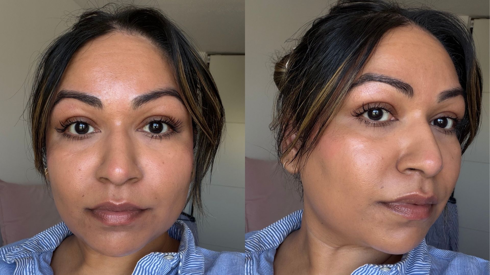 Aleesha wearing Bareminerals skin tint stick