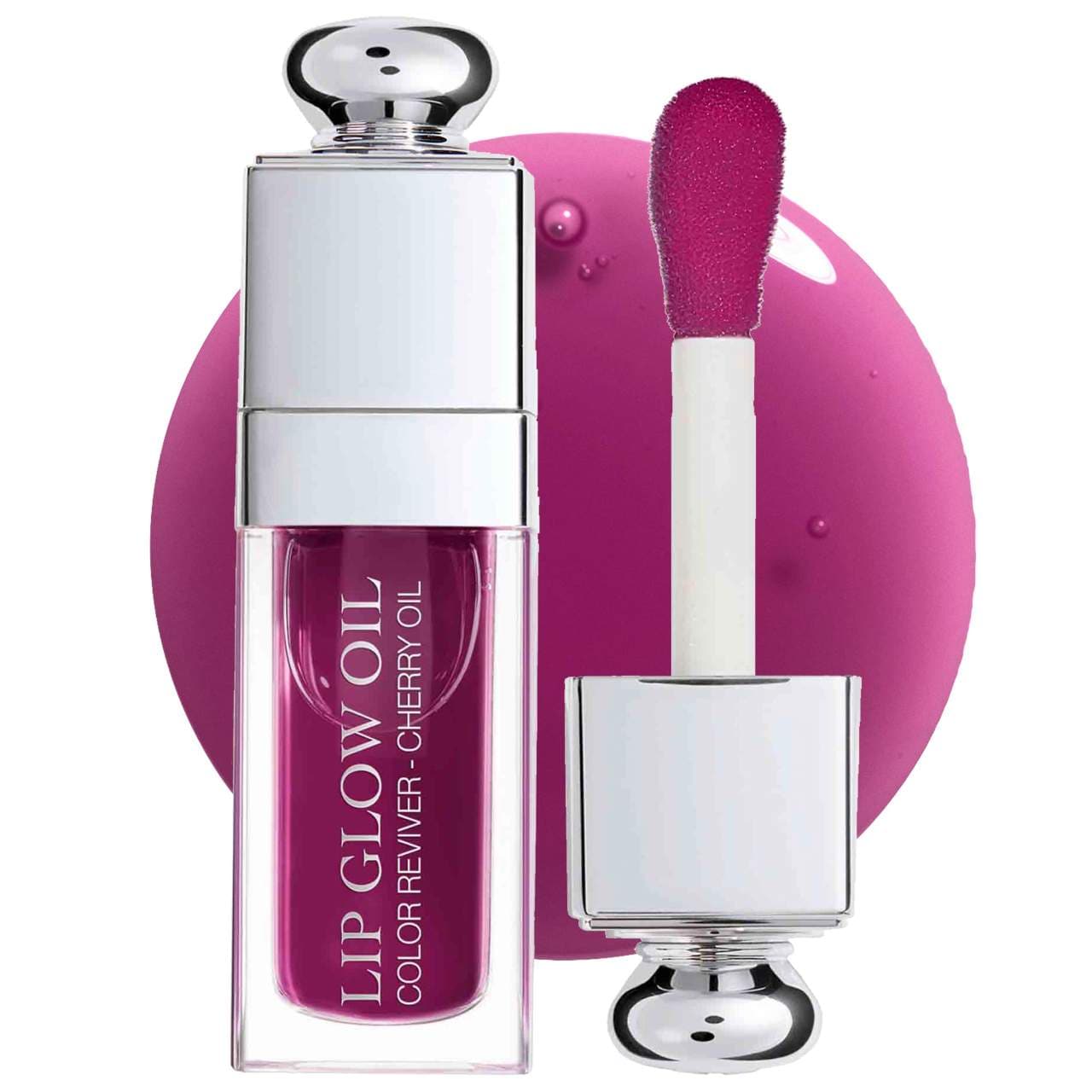 Lip Glow Oil Hydrating High-Shine Gloss - Raspberry