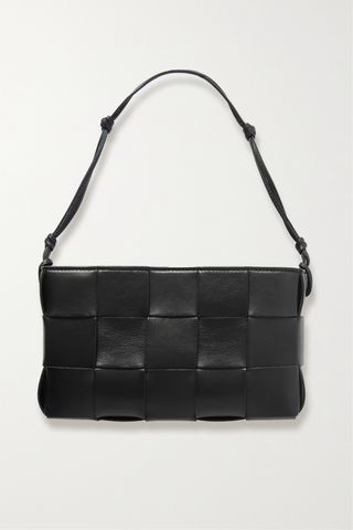 Mini Cassette Intrecciato Leather Shoulder Bag