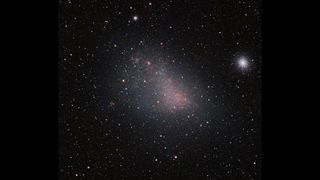 The Small Magellanic Cloud as seen in infrared by the VISTA telescope.
