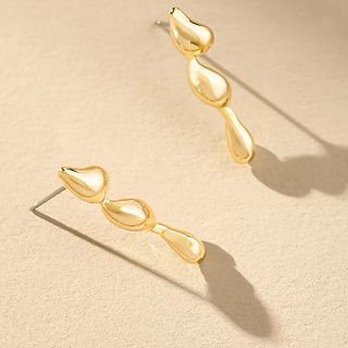 Anthropologie Mini Bean Earrings