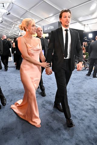 Millie Bobby Brown and Jake Bongiovi at the 31st Screen Actors Guild Awards