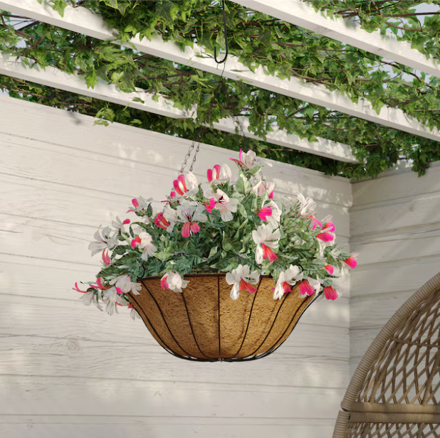 20" metal hanging basket