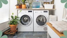 picture of washer and dryer in laundry room