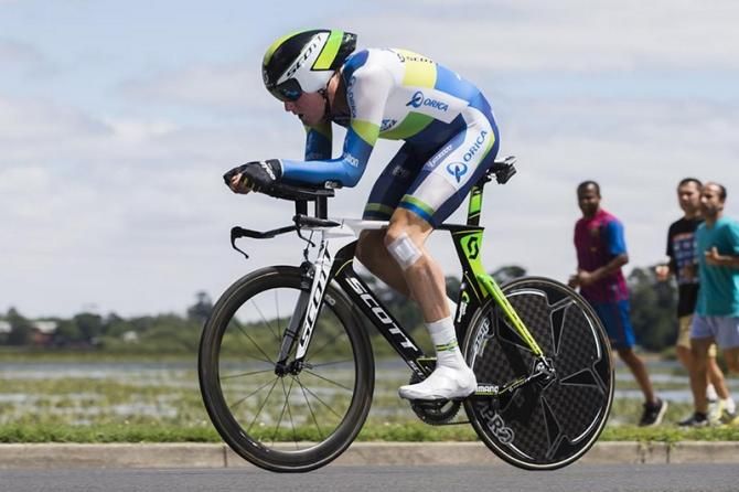 Luke Durbridge en route to victory at the Australian ITT Championship