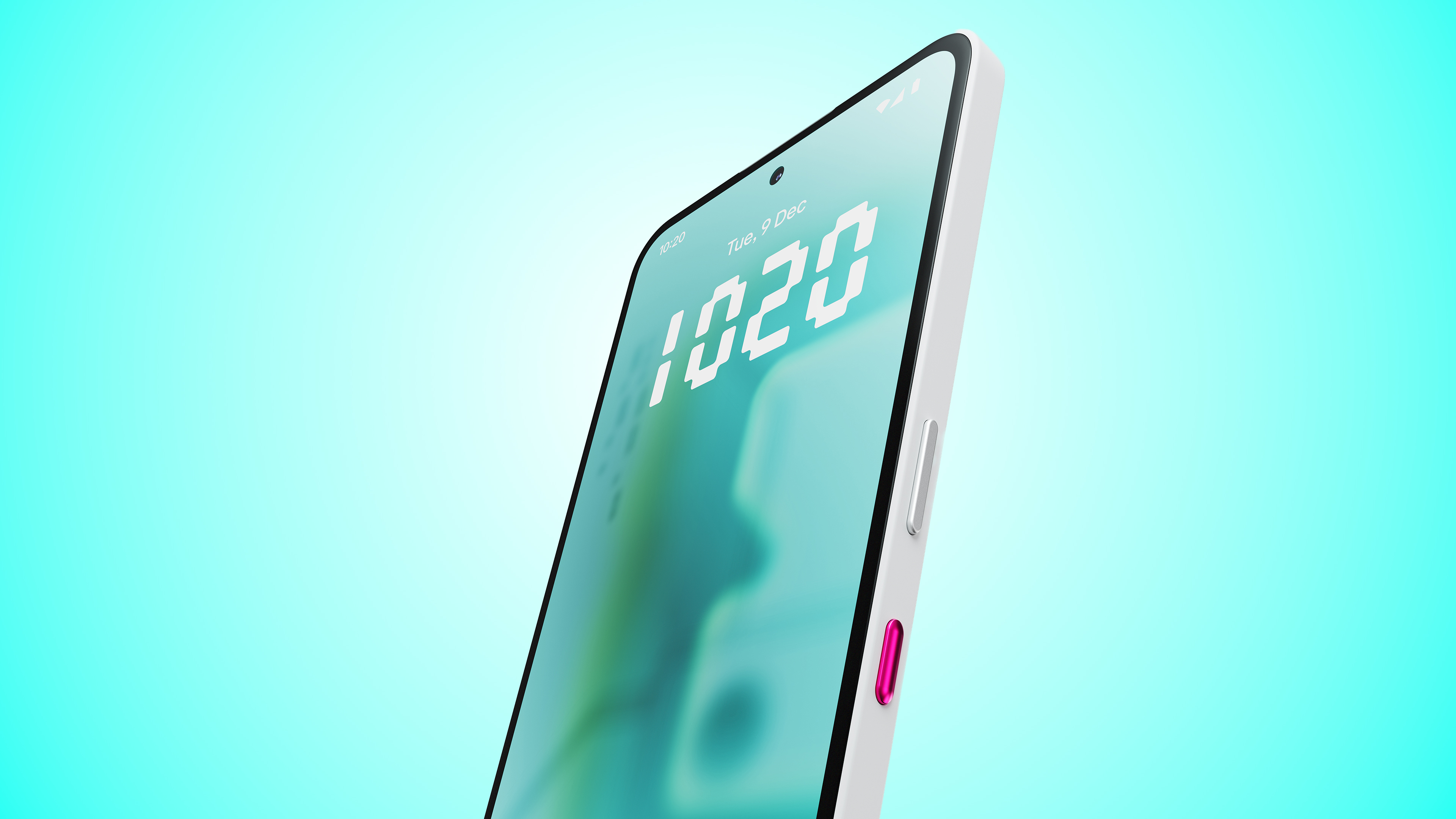 Nothing Phone (3a) Community Edition lock screen clock and wallpaper