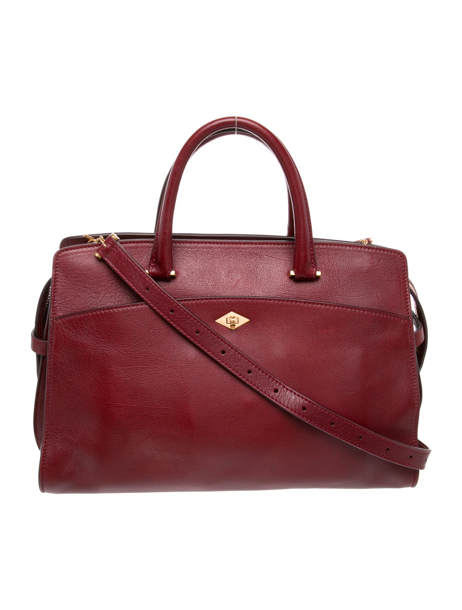 Leather Top Handle Bag