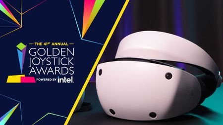 PSVR 2 winning at the Golden Joystick Awards 2023