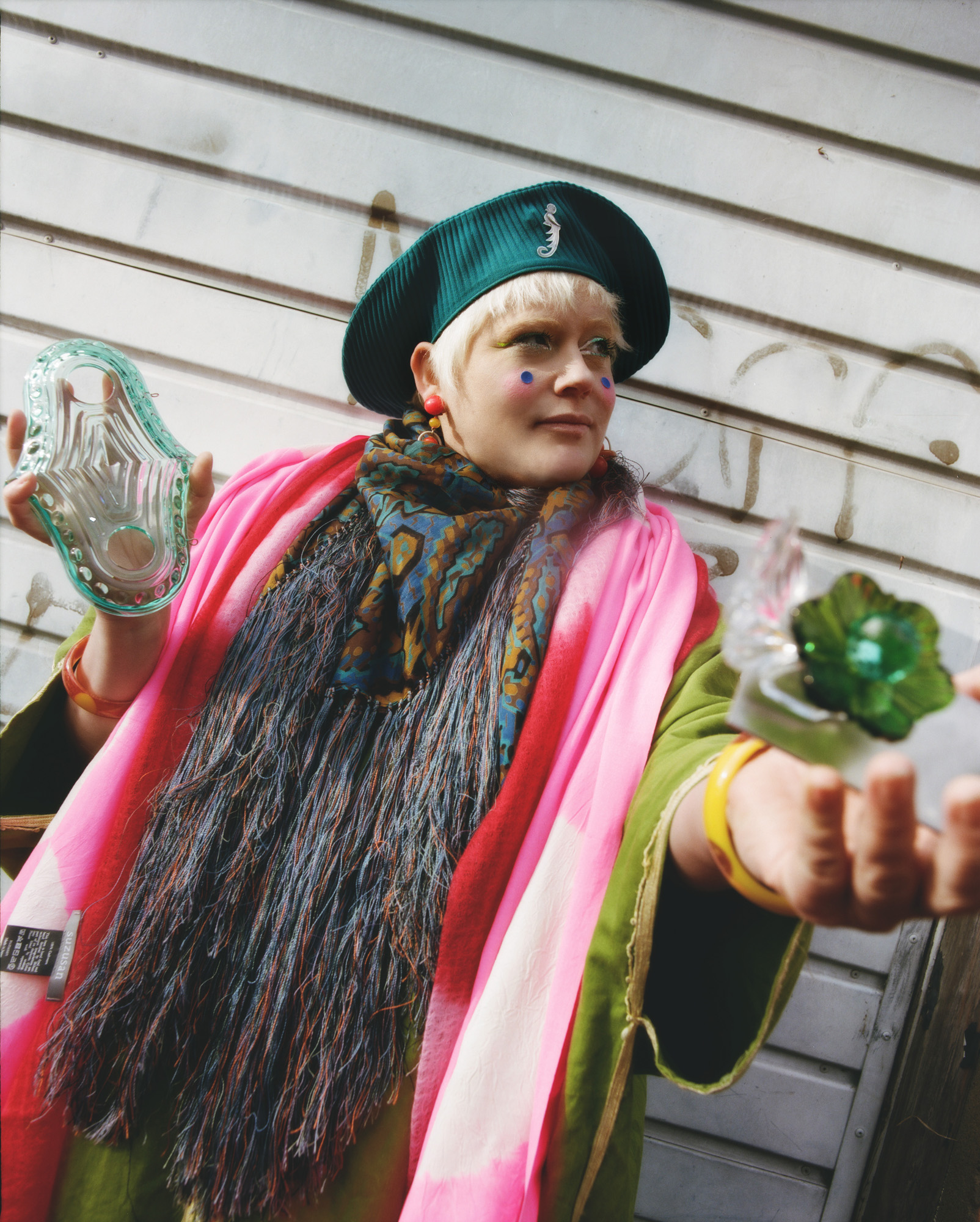 Bethan Laura Wood and works in progress for Baccarat