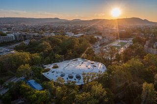 House of Music, Hungary, by Sou Fujimoto, with perforated roof