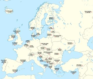 The biggest city/town in every European country to have never had a team in the top flight