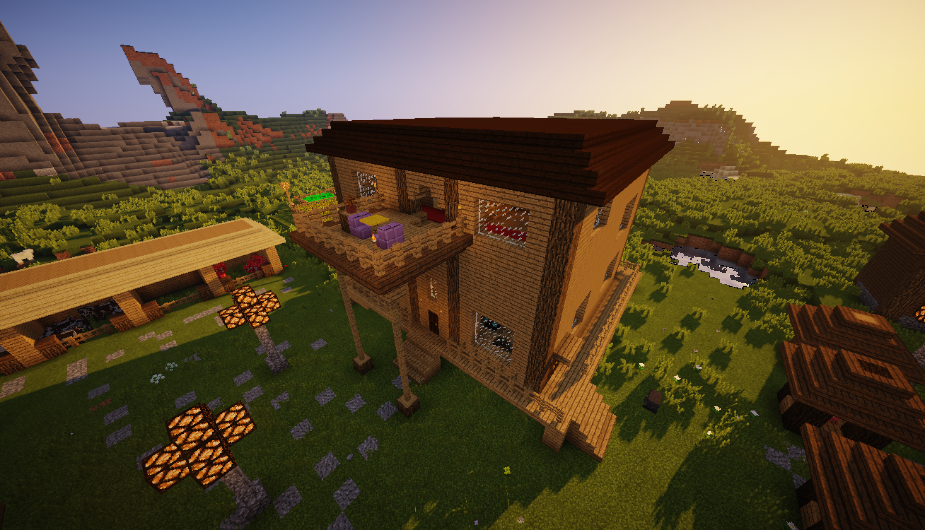 Minecraft mansion