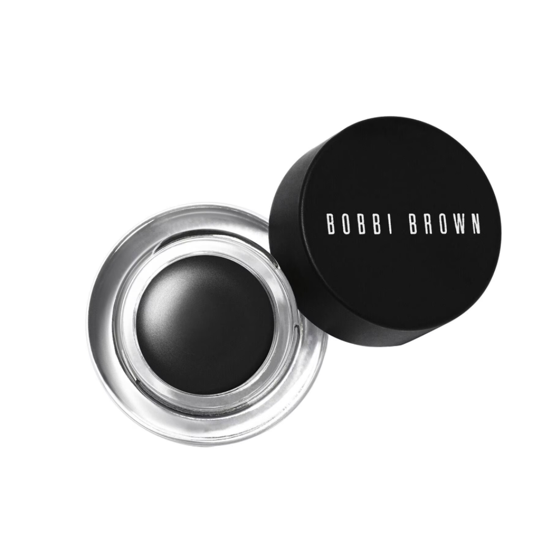 A product shot of the Bobbi Brown Long-Wear Gel Eyeliner, on a white background