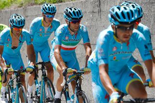 Astana and Vincenzo Nibali during stage 14