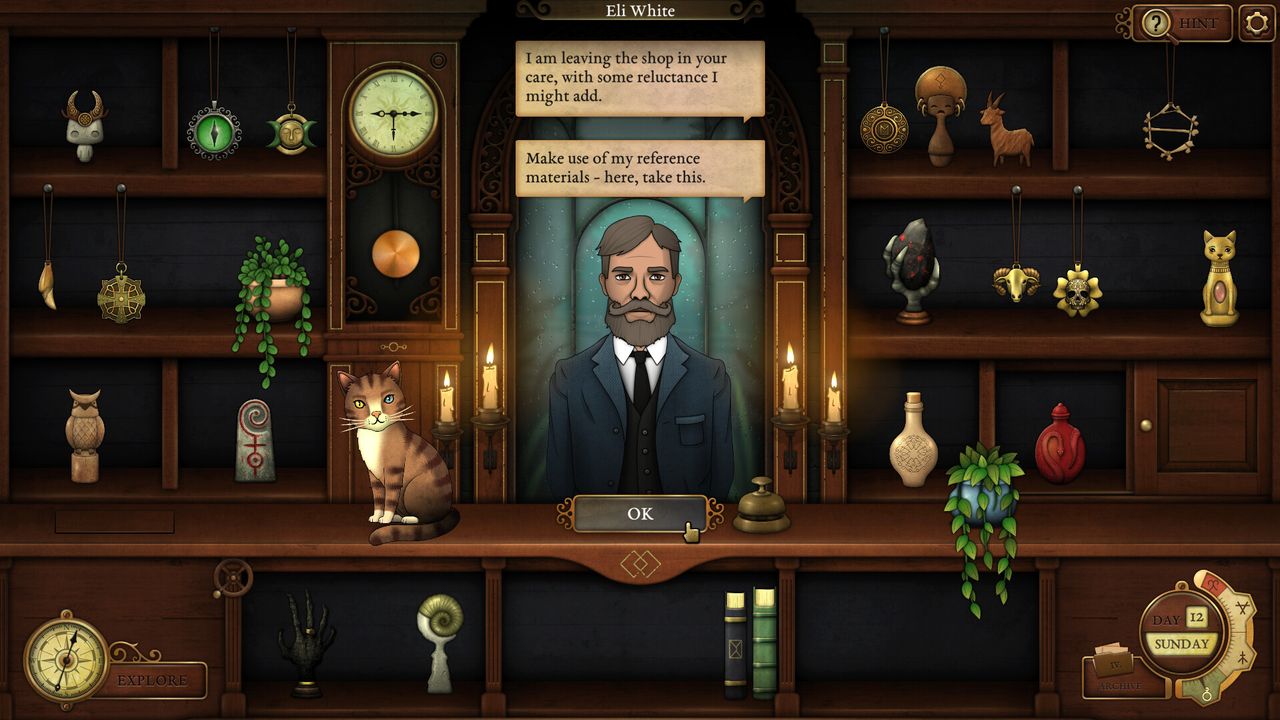 An antiquities shop