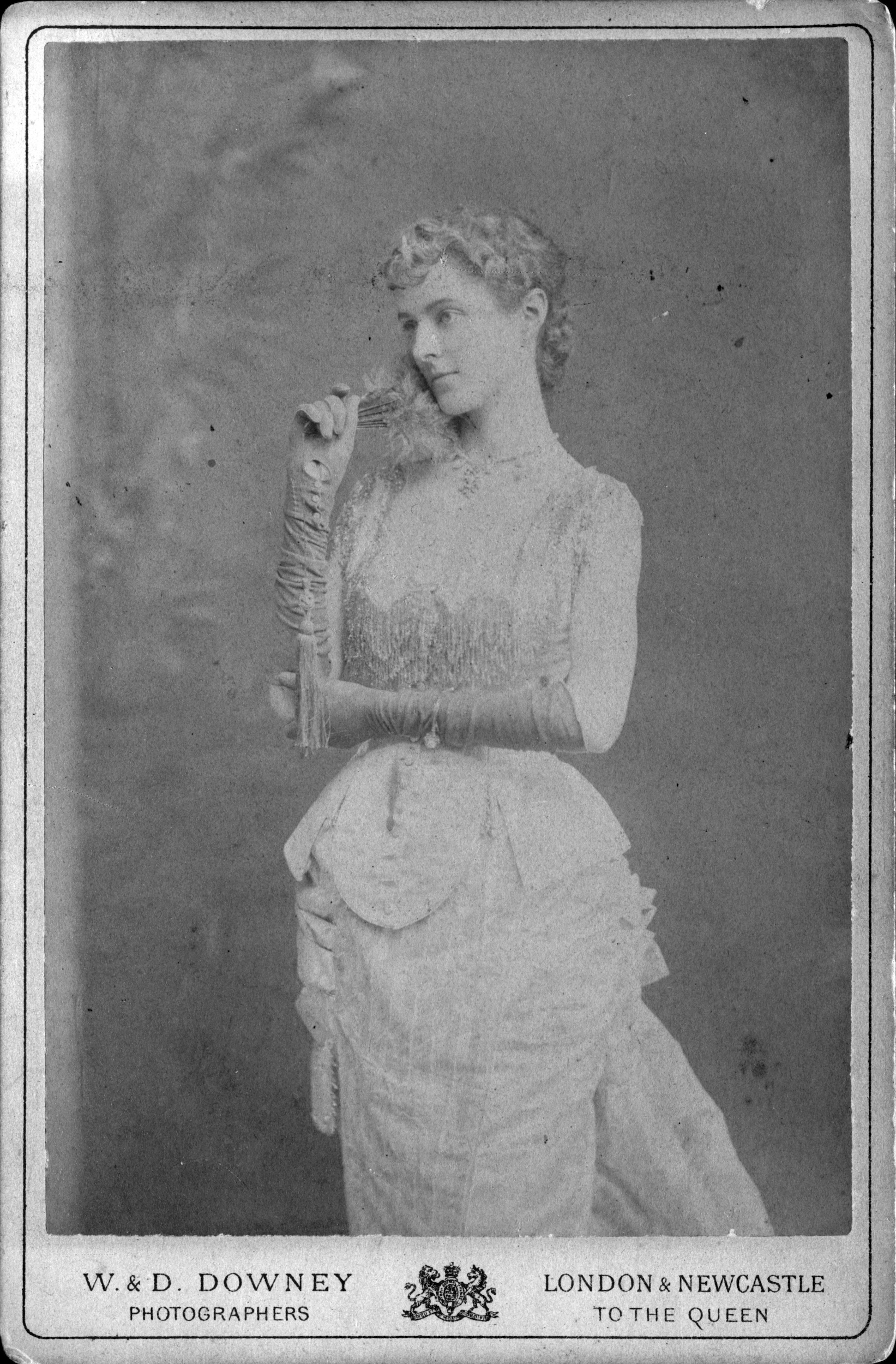 Frances Burke Roche posing for a portrait