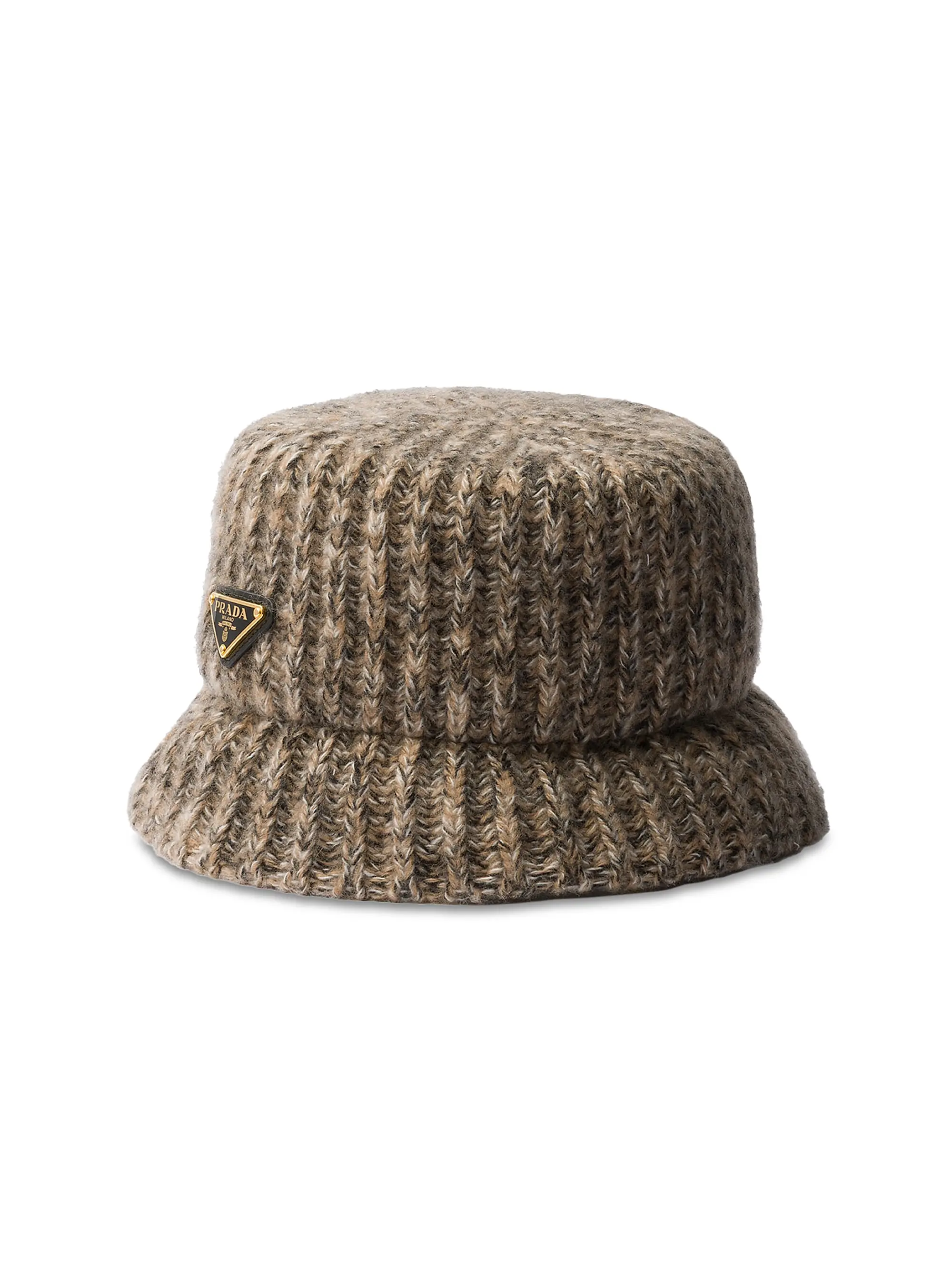 M&amp;eacute;lange Knit Bucket Hat