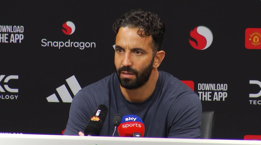 Ruben Amorim was left shocked at one journalist&#039;s question in his post-match press conference