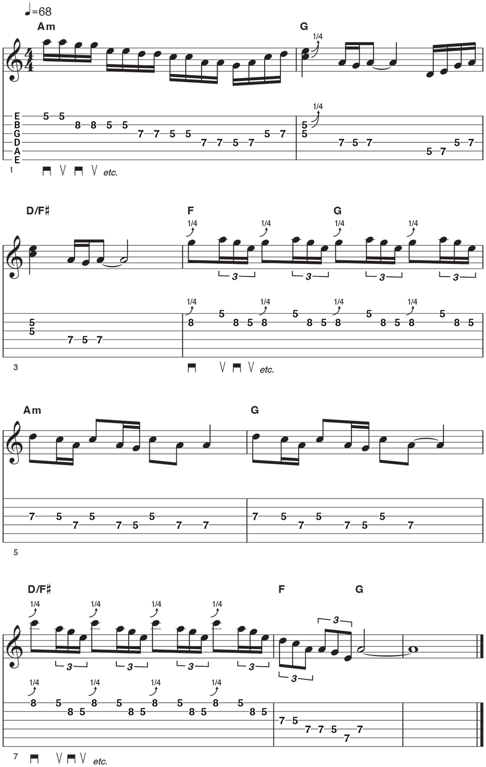 Minor Pentatonic Example 5