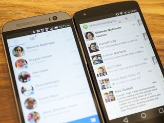 Facebook Messenger and Google Hangouts