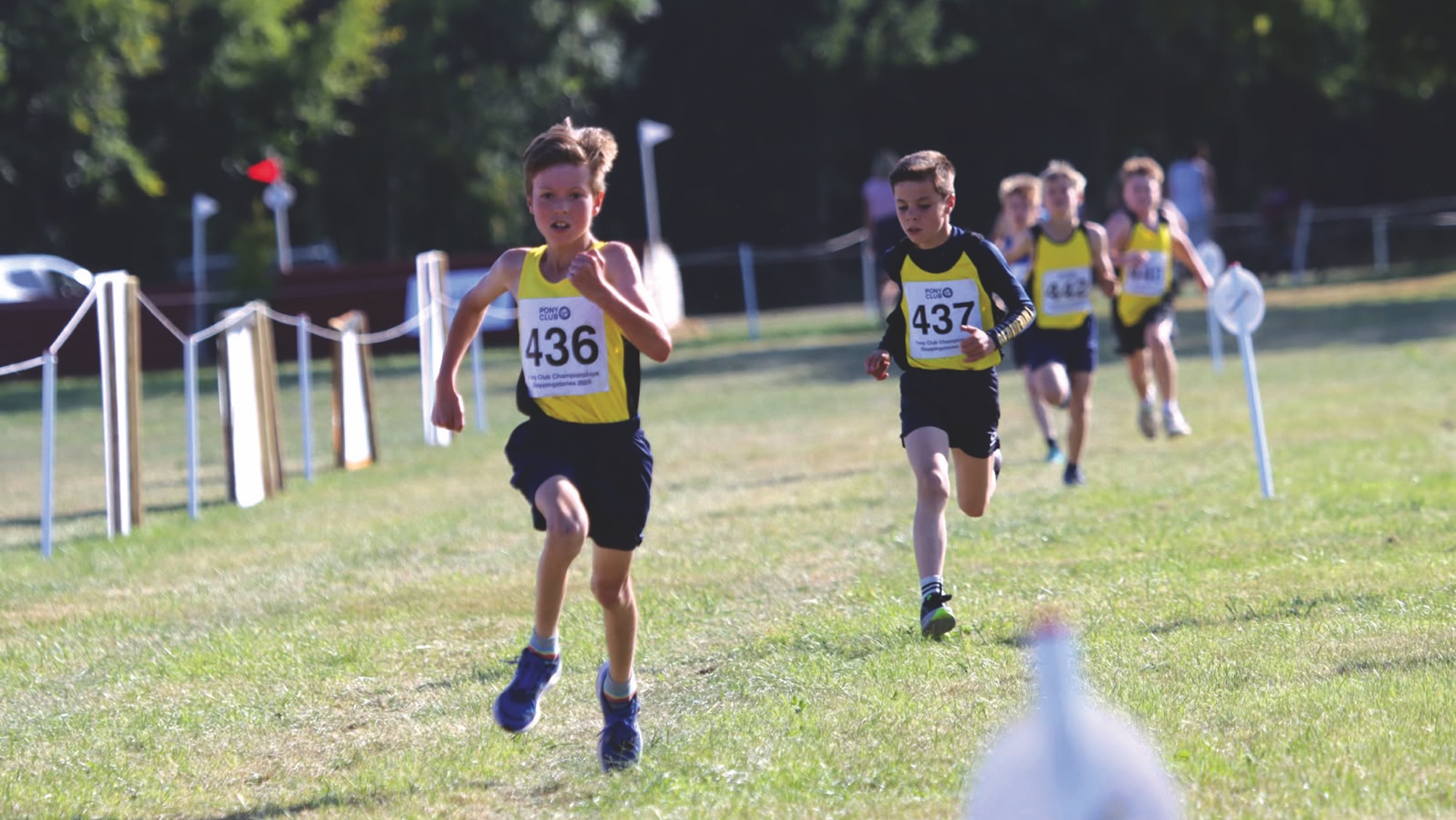 Running phase of the tetrathlon