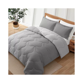 Target reversible grey comforter for hot sleepers