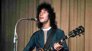 Peter Green of Fleetwood Mac performing onstage in the late 1960s