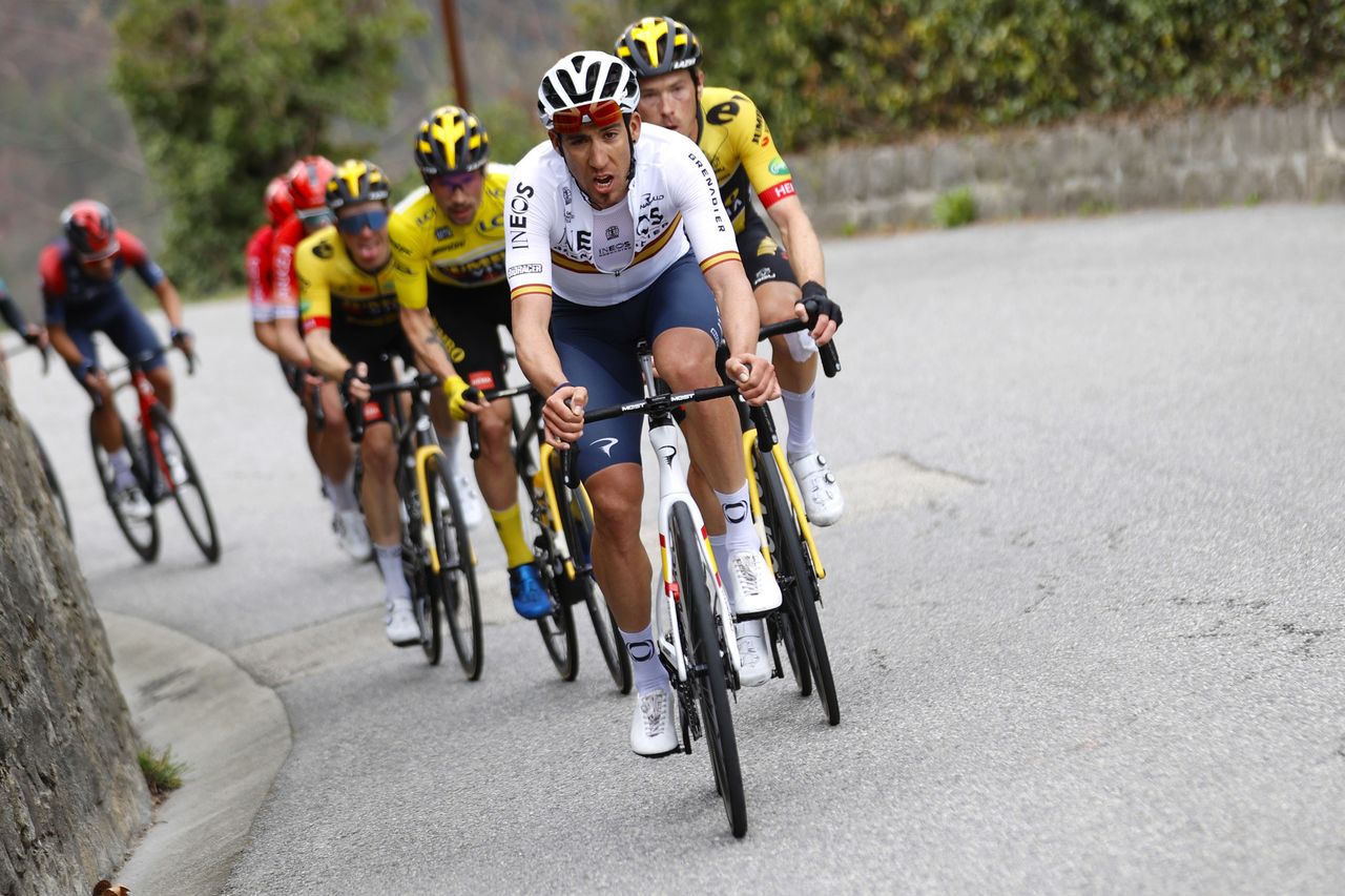 Paris Nice 2022 - 80th Edition - 7th stage Nice - Col de Turini 155,2 km - 12/03/2022 - Omar Fraile (ESP - INEOS Grenadiers) - photo Luis Angel Gomez/SprintCyclingAgency&Acirc;&copy;2022
