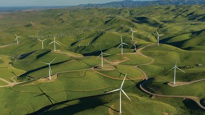 California windfarm