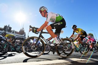 Ben O'Connor in the bunch at the Down Under Classic
