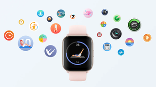 Amazfit Active watch with app icons