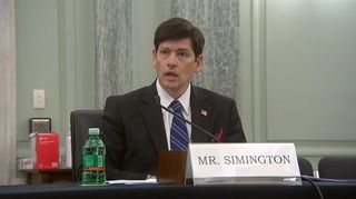 FCC Commissioner Nate Simington has issued his first tweet as member of the panel