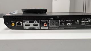 Sony UBP-X700 rear connections panel