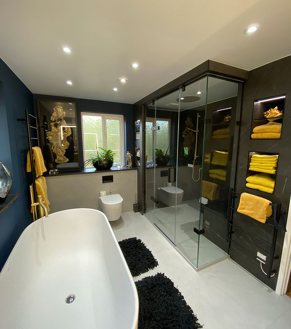 Contemporary bathroom renovation